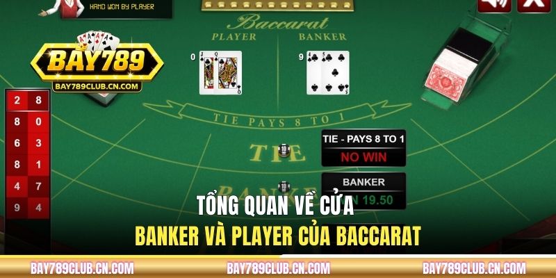 Tổng quan về cửa banker và player của Baccarat